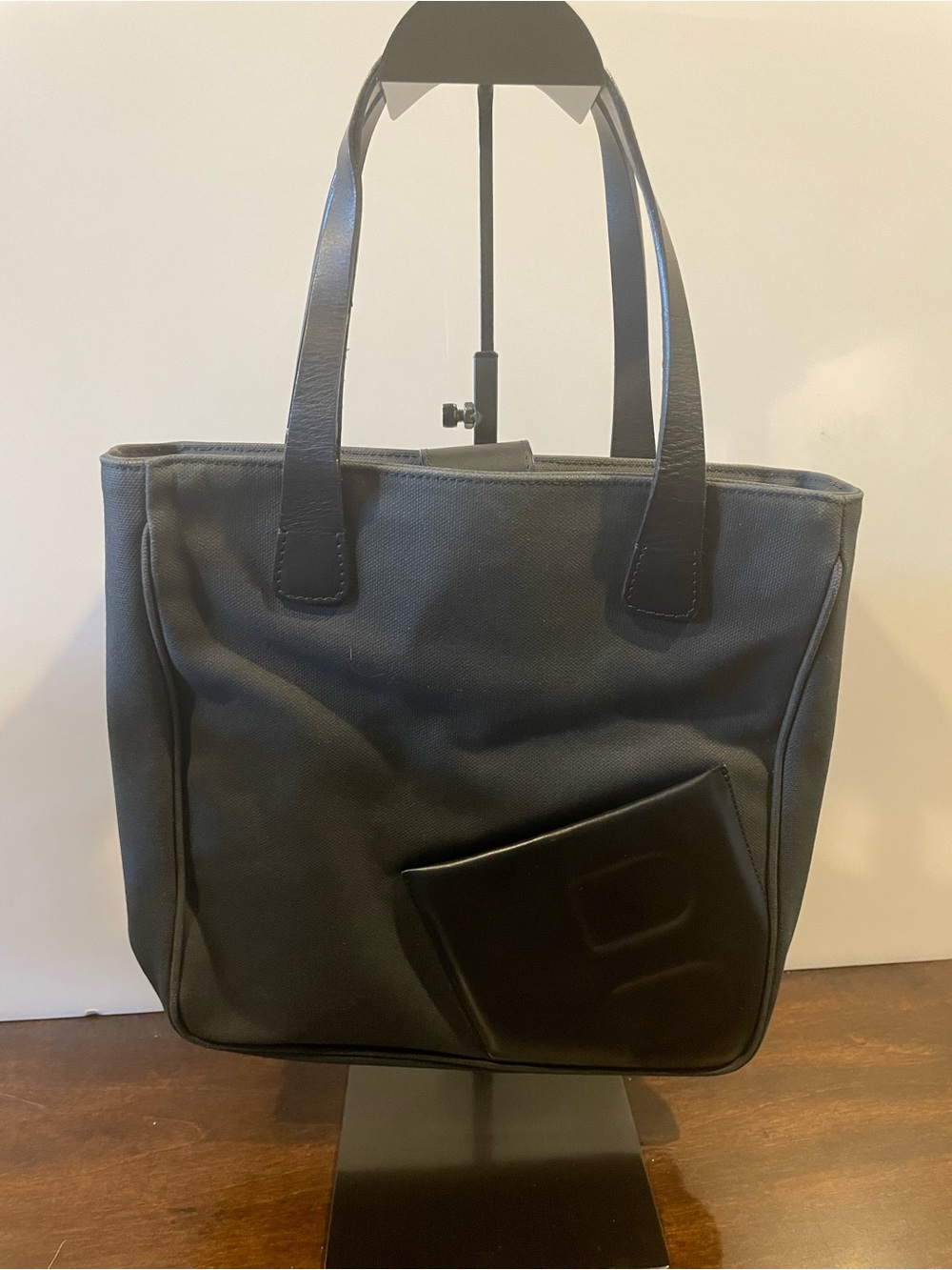Bally Classic Black Women's Tote Bag with Front Pocket